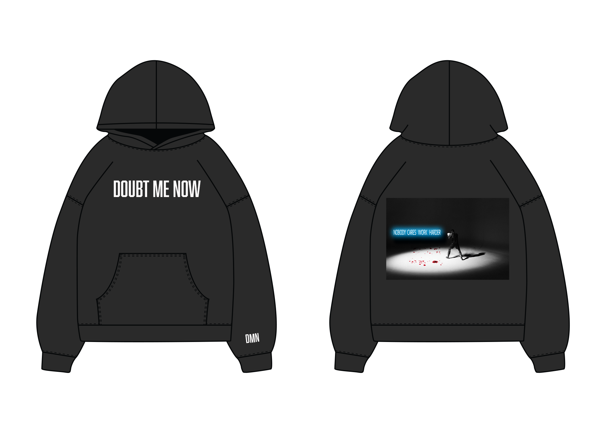 DMN Hoodie Mockup